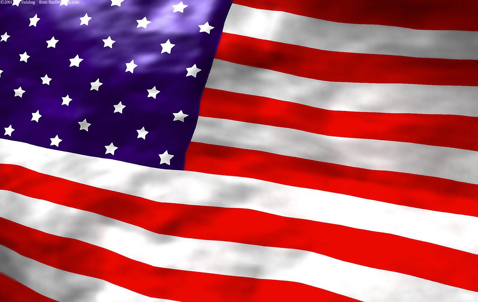 Флаг США, как симфол справедливости федерального суда