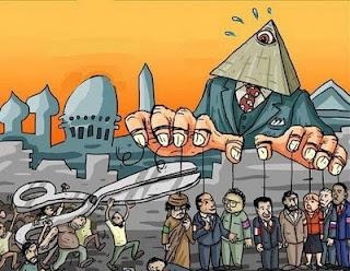 Карикатура на Федеральную Резервную Систему США