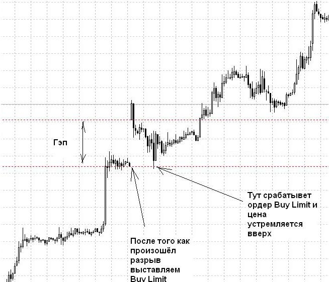Выставление ордера Buy Limit