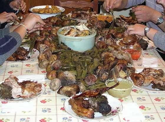 22.1. Пачаманка, традиционное блюдо, приготавливаемое в уатии